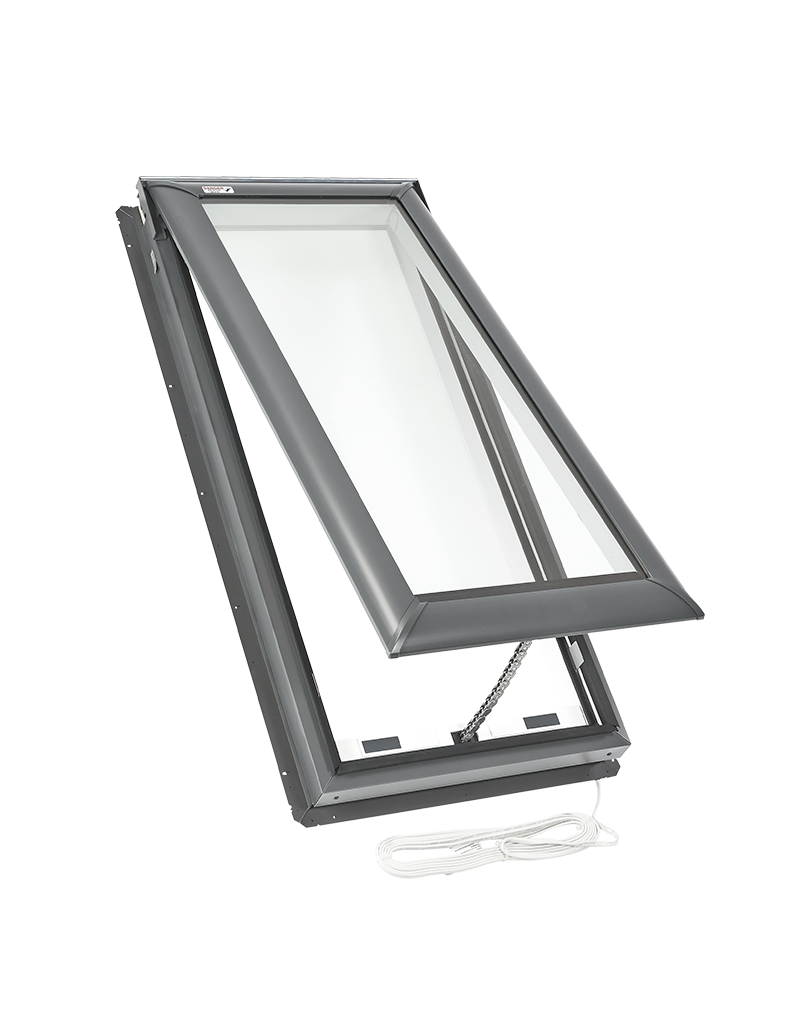 VSE M08 Electric Venting Deck Mount Skylight | Skylights For Less: No Sales  Tax